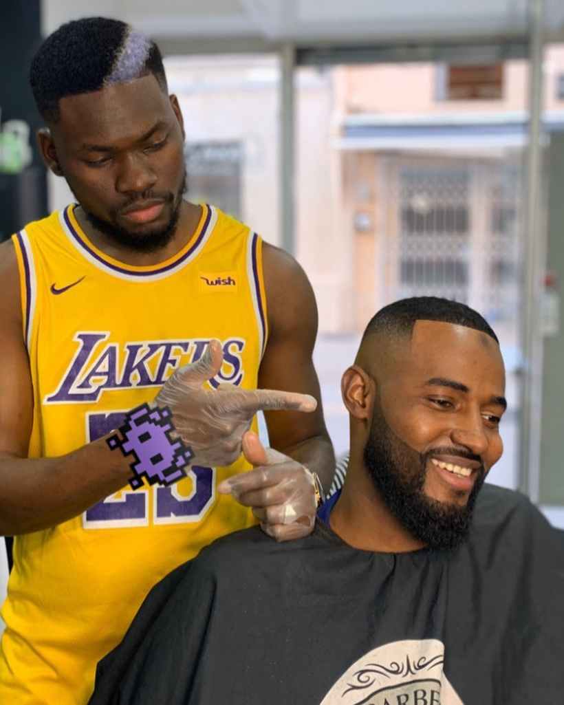 dégradé réalisé au barbershop Devis Cut à Montpellier